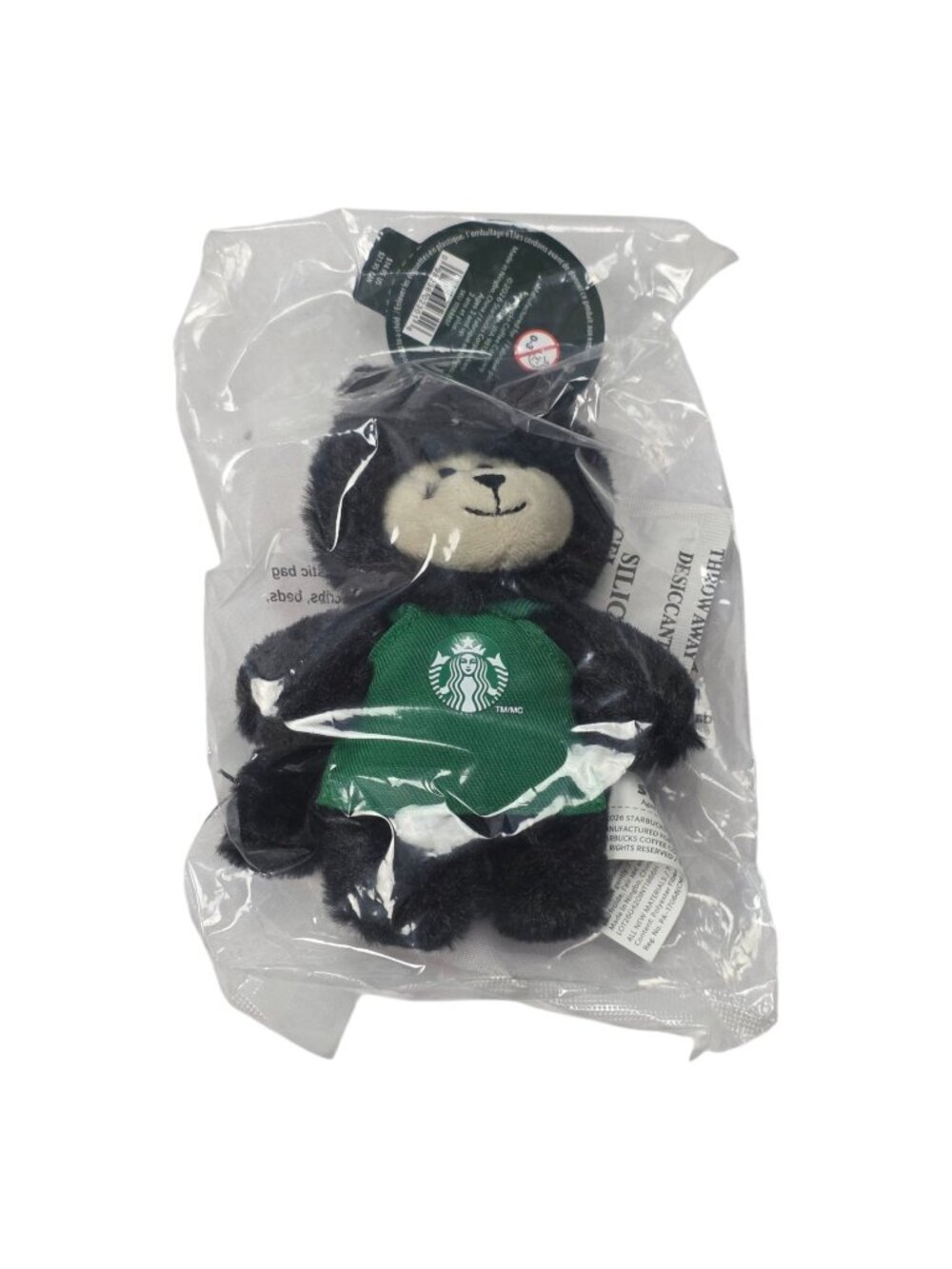 Starbucks Bearista Cat Costume Limited Edition Plush Keychain 2026 NIP 011188857